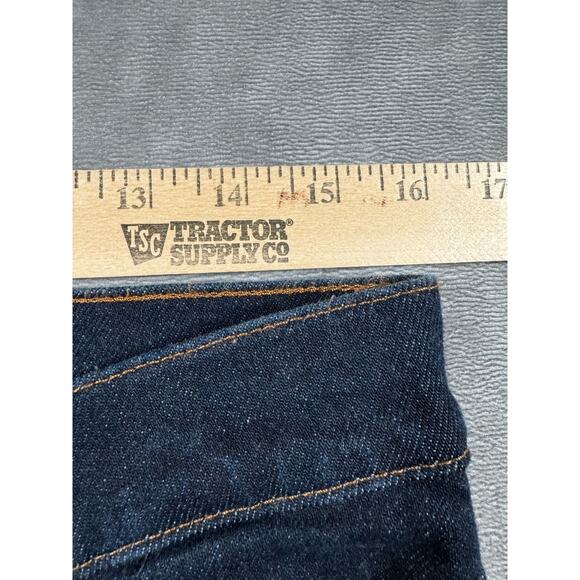 Mott and Bow Mom Grand Jeans Womens Size 31 High Rise Dark Wash Denim Stretch - Picture 6 of 12